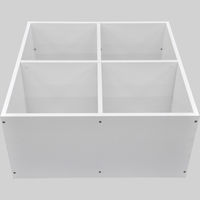 エイ・アイ・エス レコードラック ホワイト 幅733×奥行355×高さ733mm GTLP-001 WH 1台（直送品）