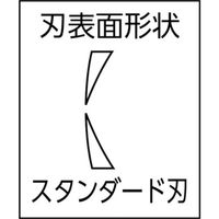 マルト長谷川工作所 電工用ハイパワーニッパー（刃部形状スタンダード）　175 NH217　1丁