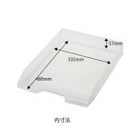 セキセイ A3デスクトレー タテ クリア SSS-1480-90 1箱(5個入)