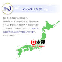 ファミリー・ライフ 形状記憶マットレス プレミアム セミダブル <ジャパンスリーパー> 幅1200×高さ1950×奥行50mm（直送品）