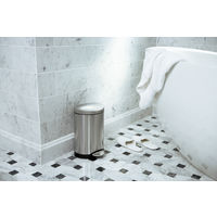 simplehuman セミラウンドステップカン 10L シルバー CW1833 1個