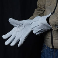 床革手背縫い（エコノミー）　Lサイズ　AG3007　1セット（12双入）　小野商事