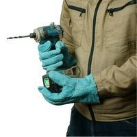 オイルカワテ外縫い　無地　Lサイズ　AG457MJ　1セット（10双入）　小野商事