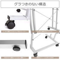 【軒先渡し】 Bauhutte スクールスタンディングデスク 幅639×奥行400×高さ700～1080mm BHD-600H-BK 1台（直送品）