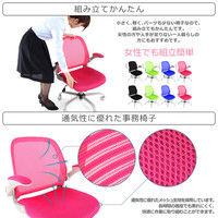 【車上渡し】Bauhutte （バウヒュッテ） オフィスチェア The・ジム CP-23-PK 1脚（直送品）