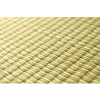萩原 置き畳 四季（しき） グリーン 約幅82×奥行82×厚さ1.7cm 1枚（直送品）