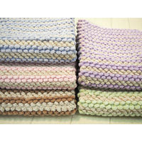 萩原 インド綿マット ラディッツ ピンク 約45×65cm 1枚（直送品）