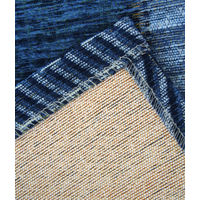 萩原 ベルギー製ラグ・マット パグルン ブルー 約50×80cm 1枚（直送品）