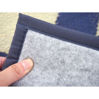 萩原 い草コンパクトパフラグ（裏貼り） ティルト BL ブルー 約180×240cm 1枚（直送品）