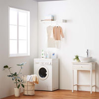 森田アルミ工業 多目的シェルフ Wally W740 ミルクホワイト Wally740 1台