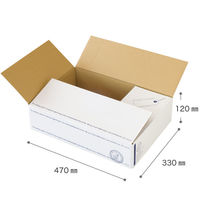 【100サイズ】ヘッズ スタンプ宅配BOX-1 外寸：W470×D330×H120mm STA-CT1 1セット（1袋（10枚入）×5）