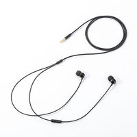 サンワサプライ マイク付きステレオイヤホン MM-HS706BK 1個（直送品）