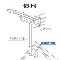 DXアンテナ 壁面金具 MW17 1個（直送品）