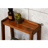 【軒先渡し】萩原 umberシリーズ ラック VCC-7255 ブラウン （約）幅40×奥行30×高さ111.5cm 1台（直送品）