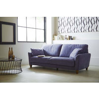 【車上渡し】RELAX FORM コロンバス 3人掛ソファ バイオレットブルー 1脚（直送品）