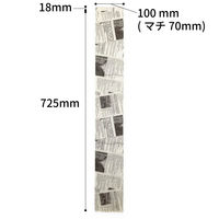 大阪ポリヱチレン販売 フランスパン紙袋ヨーロピアン柄（白）No.179（特大） 6578 1包：50枚×20（直送品）