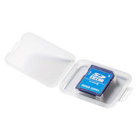 サンワサプライ メモリーカードクリアケース（SDカード用・帯電防止タイプ・6個セット） FC-MMC24SD 1セット（6個入り）（直送品）