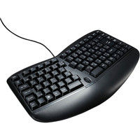 有線キーボード　メンブレン　エルゴノミクスデザイン　コンパクト　ブラック　SKB-ERG3BK　サンワサプライ　1個（直送品）