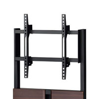 TIMEZ KF テレビスタンド ウォールナット木目調 幅500×奥行402×高さ1031/1081/1131（3段階調節可）mm KF-650 1台（直送品）