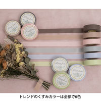 ニチバン マスキングテープ プチジョア ダスティブルー 幅15mm×18m PJMT-15S078 10巻