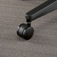 【組立設置込】コクヨ ミトラ2 メッシュ アディショナルバック ランバー付 肘無 黒脚 ナイロンキャスター ブラック×オリーブイエロー １脚（直送品）