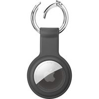 PGA AirTag用 抗菌シリコンキーリング ブラック PG-ATSC01BK 1個（直送品）