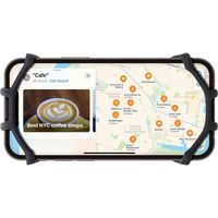 PGA 自転車用 スマートフォンホルダー [シリコンバンド] PG-BYHLD01SBN 1個