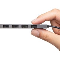 サンワサプライ USB Type-C USB2.0 4ポート スリムハブ USB-2TCH23SN 1個