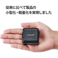 USB充電器 タイプC PD 30W USB-C×1 スイングプラグ ブラック ACDC-PD2130BK エレコム 1個