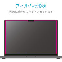 液晶保護フィルム MacBook Pro 16インチ 2021 のぞき見防止 EF-MBP1621PFM2 エレコム 1個