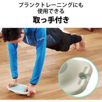 バランスボード 足つぼマット 2Way 体幹トレーニング 足裏刺激 滑り止め付 ライトブルー HCF-BD2BUL エレコム1個（直送品）