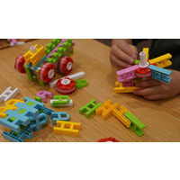 マスセット リブロックS 500個組 パステル 知育玩具 60445 1セット