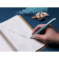 パイロット 油性ボールペン スーパーグリップG オーシャンプラスチック 0.7mm オーシャンブルー軸 黒インク BSGK-10FOP-OB 1箱(10本入)