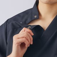 住商モンブラン スクラブ 兼用 半袖 黒 MS242-00 1枚　スクラブ（直送品）