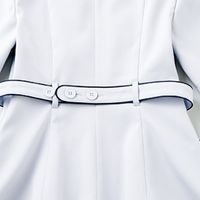 住商モンブラン ナースジャケットレディス半袖ライトグレー OM302-01 1枚　白衣（直送品）