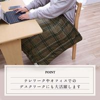 イケヒコ・コーポレーション カリス ひざ掛け BR 70×100cm 1220910061401 1枚（直送品）