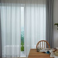 スミノエ コルネ セミオーダー レースカーテン コノピ 1200×2040mm ブルー １セット(2枚入)（直送品）