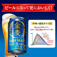 ビール サントリー 金麦 500ml 缶 2ケース(48本) (旧 発泡酒 旧 新ジャンル)