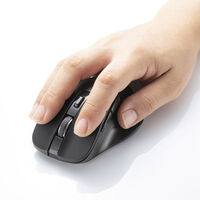 サンワサプライ  BluetoothブルーLEDマウス（5ボタン・ブラック） MA-BB518BK（直送品）