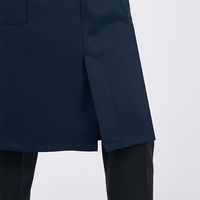 住商モンブラン エプロン 黒/グレー フリーサイズ 5-880 1枚