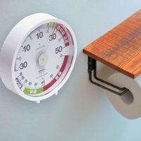 エンペックス気象計 脱衣室・トイレ用温・湿度計 TM-6311 1個