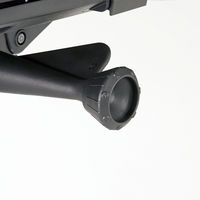 プラス　ジロフレックス353　オフィスチェア　肘付　ブラック　353-8029RS　BK　1脚　（直送品）