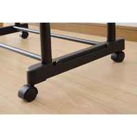 YAMAZEN　パイプハンガー　伸縮ダブルタイプ　ブラック　（直送品）