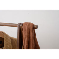 YAMAZEN　木製コートハンガー　高さ1350mm　フレッシュブラウン　（直送品）