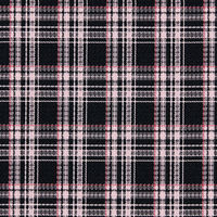 フォーク オーバーブラウス ピンク×ブラック 13号 FB71205-3-13 1着