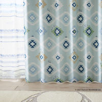 スミノエ PEANUTS セミオーダー カーテン コーストライフ 2500×2300mm ブルー 1セット(2枚入)（直送品）