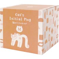 デコレコーポレーション 猫のイニシャルマグ M MG-28311 1個（直送品）