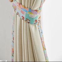 スミノエ DISNEY セミオーダー カーテン ミッキー レトロコミック 1300×2150mm アイボリー １セット(2枚入)（直送品）