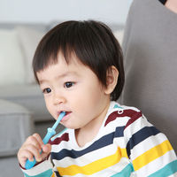 ピジョン 乳歯ブラシ レッスン段階4 ブルー 1パック（2本入）