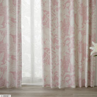 スミノエ DISNEY セミオーダー カーテン プリンセス ハイホー 2200×1350mm ピンク １セット(2枚入)（直送品）